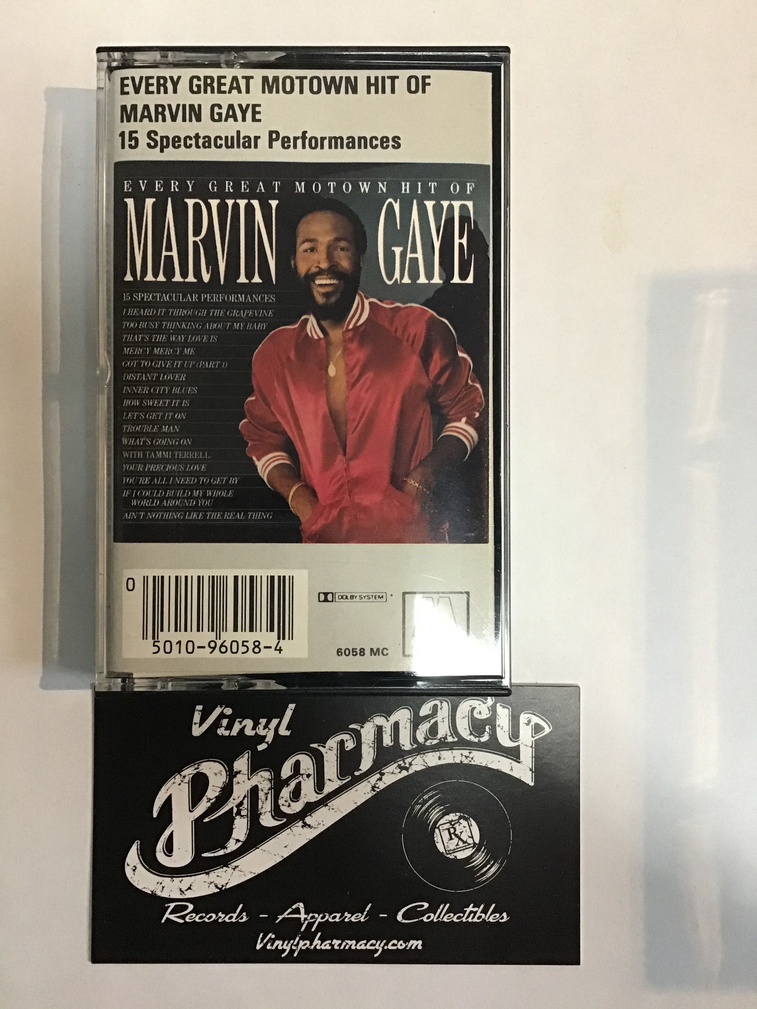 Marvin Gaye :  Every Great 15  Motown Hits  1983  Cassette Tape