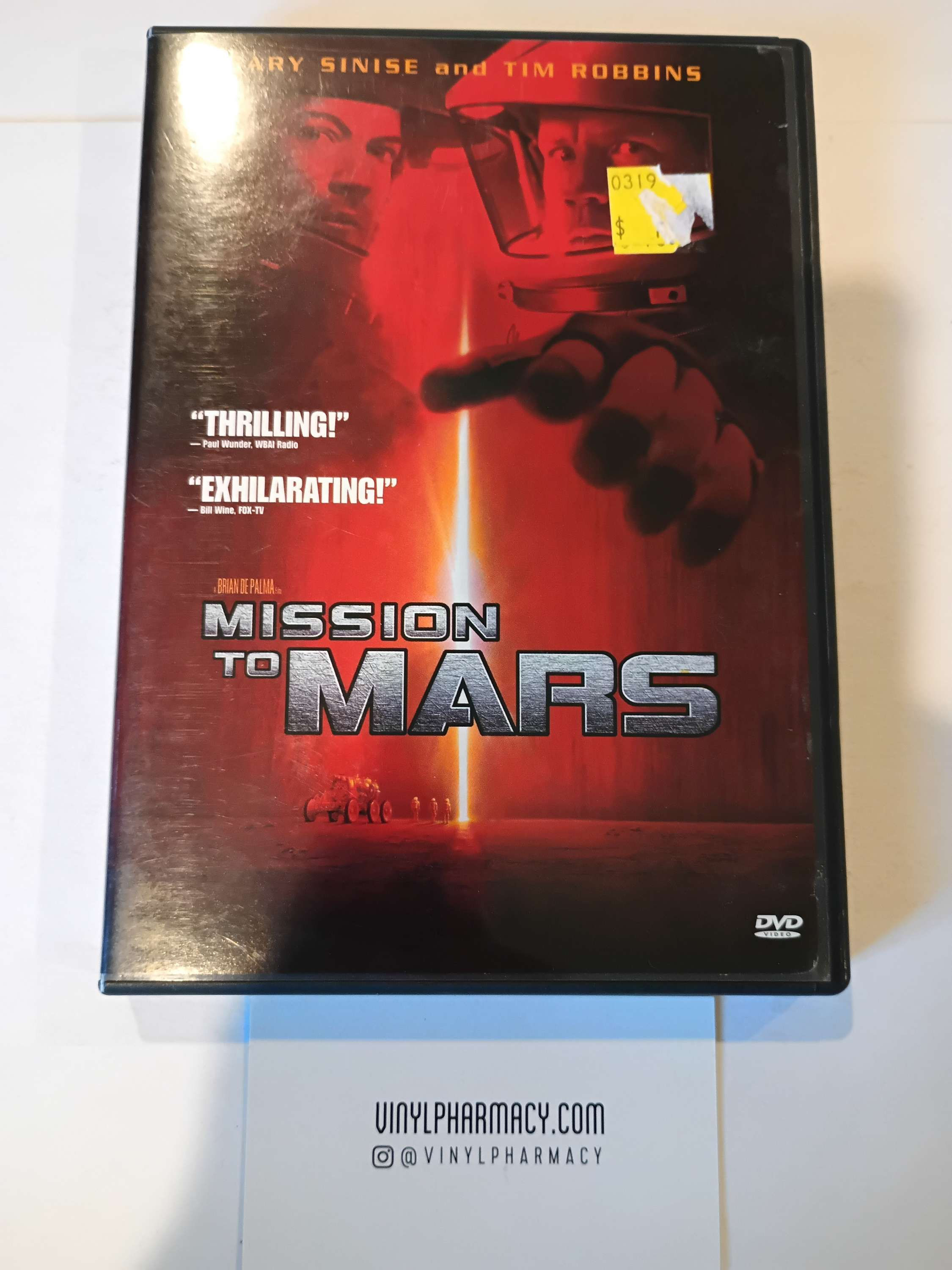 Mission To Mars DVD Tim Robbins Brian De Palma 