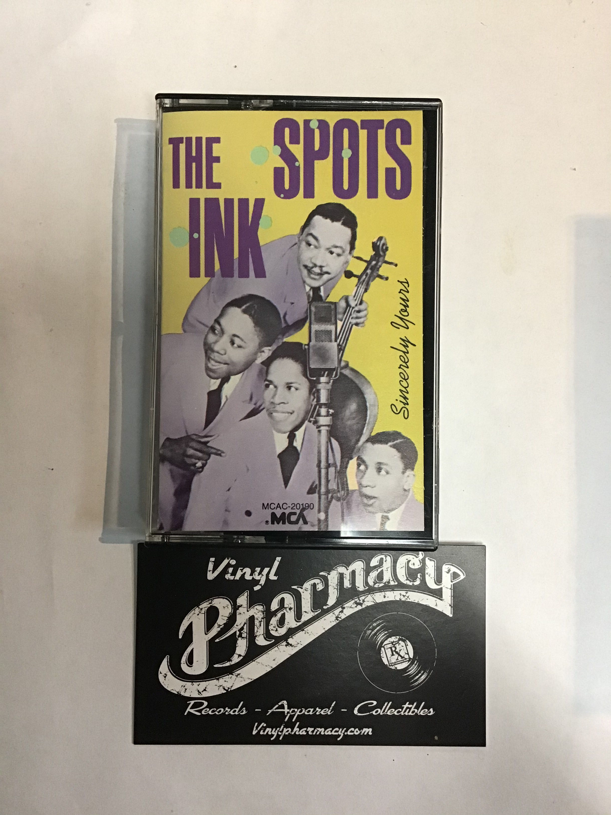 The Ink Spots :  Sincerely Yours  1985  Cassette Tape