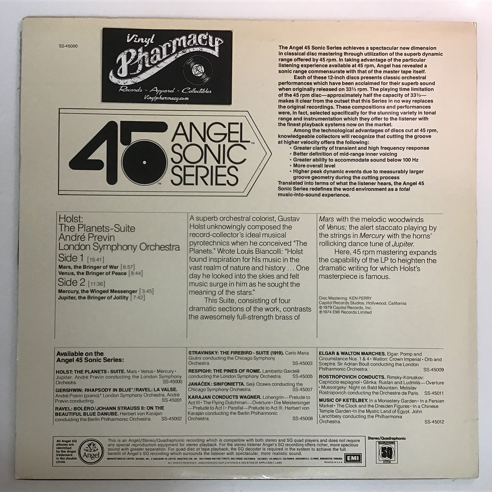 Thumbnail: Holst : The Planets Suite - Andre Previn 