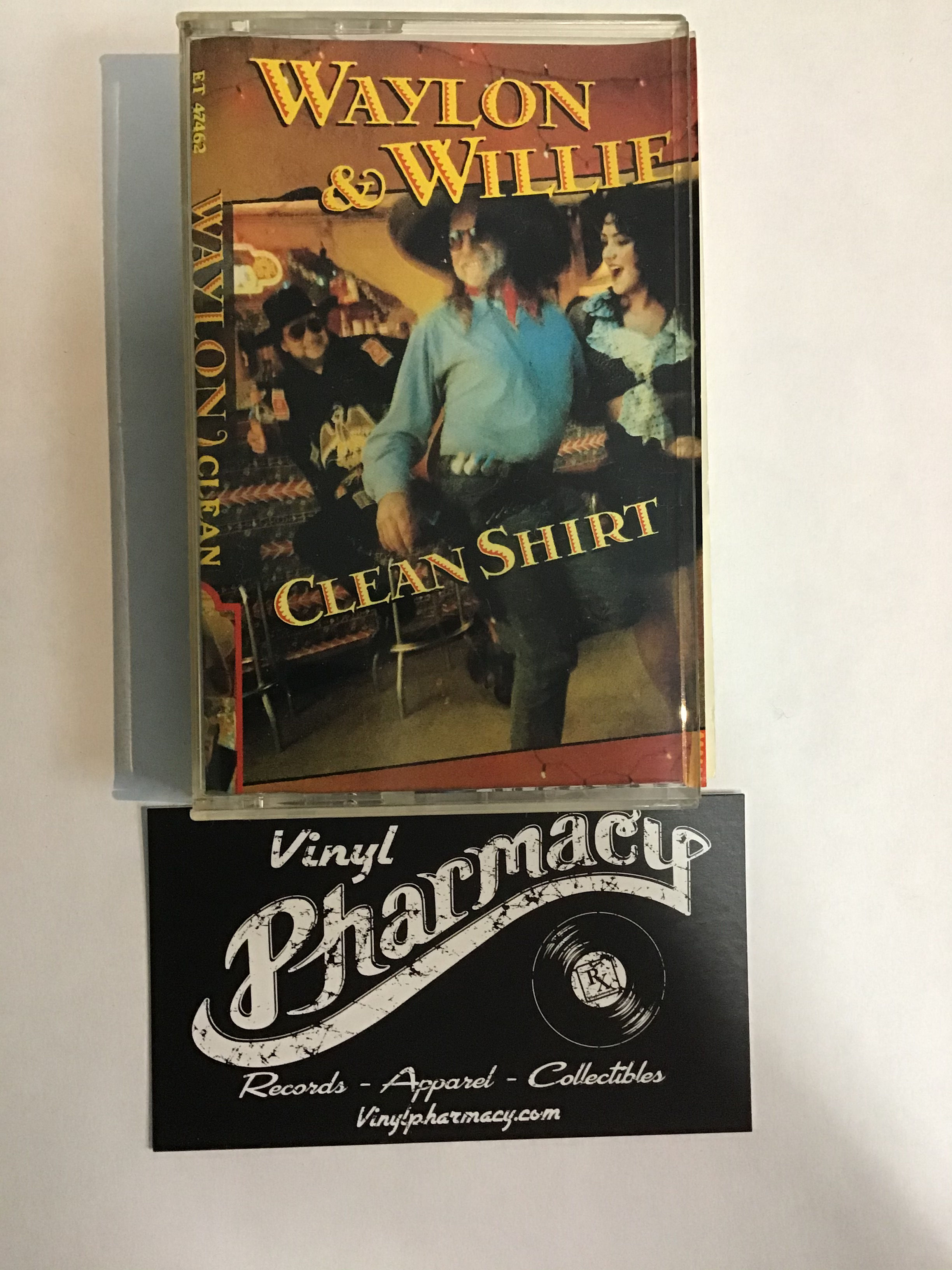 Waylon & Willie :  Clean Shirt  1991  Cassette Tape