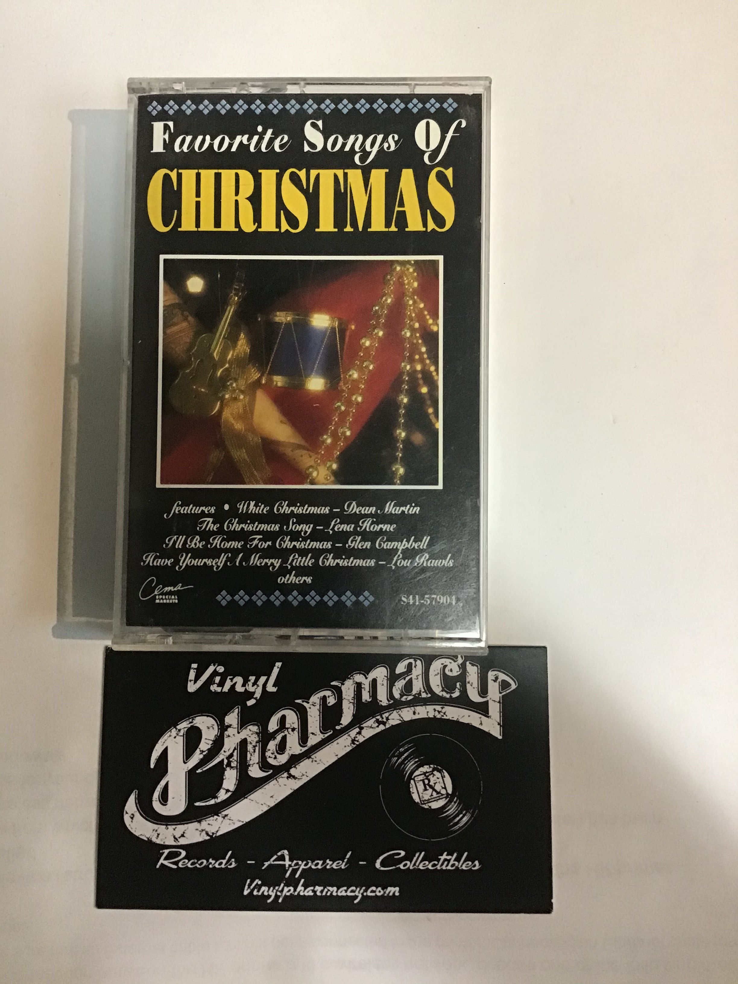 Favorite Songs of Christmas - Various  (1992) Cassette tape 