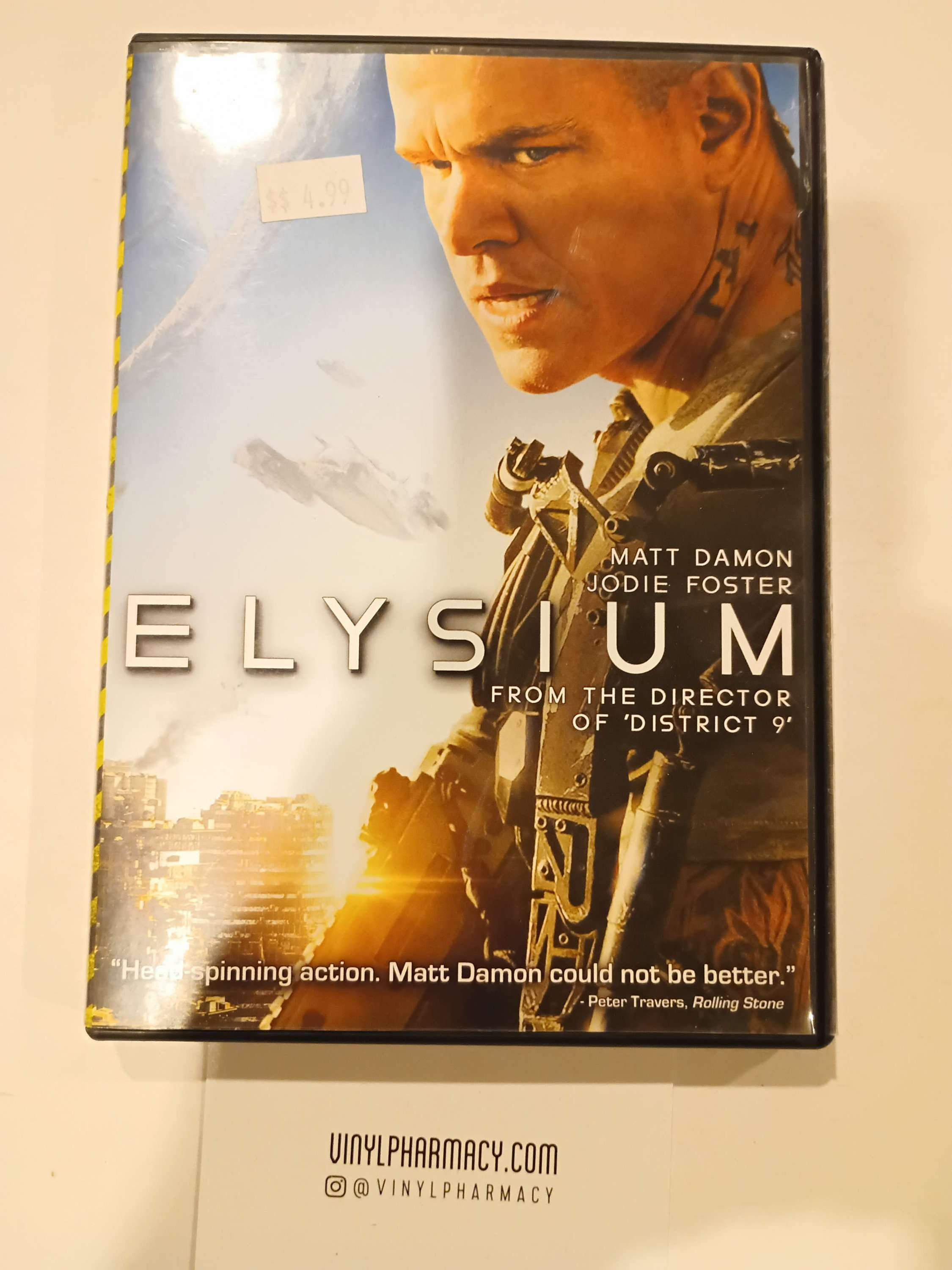 Elysium DVD Matt Damon Jodi Foster