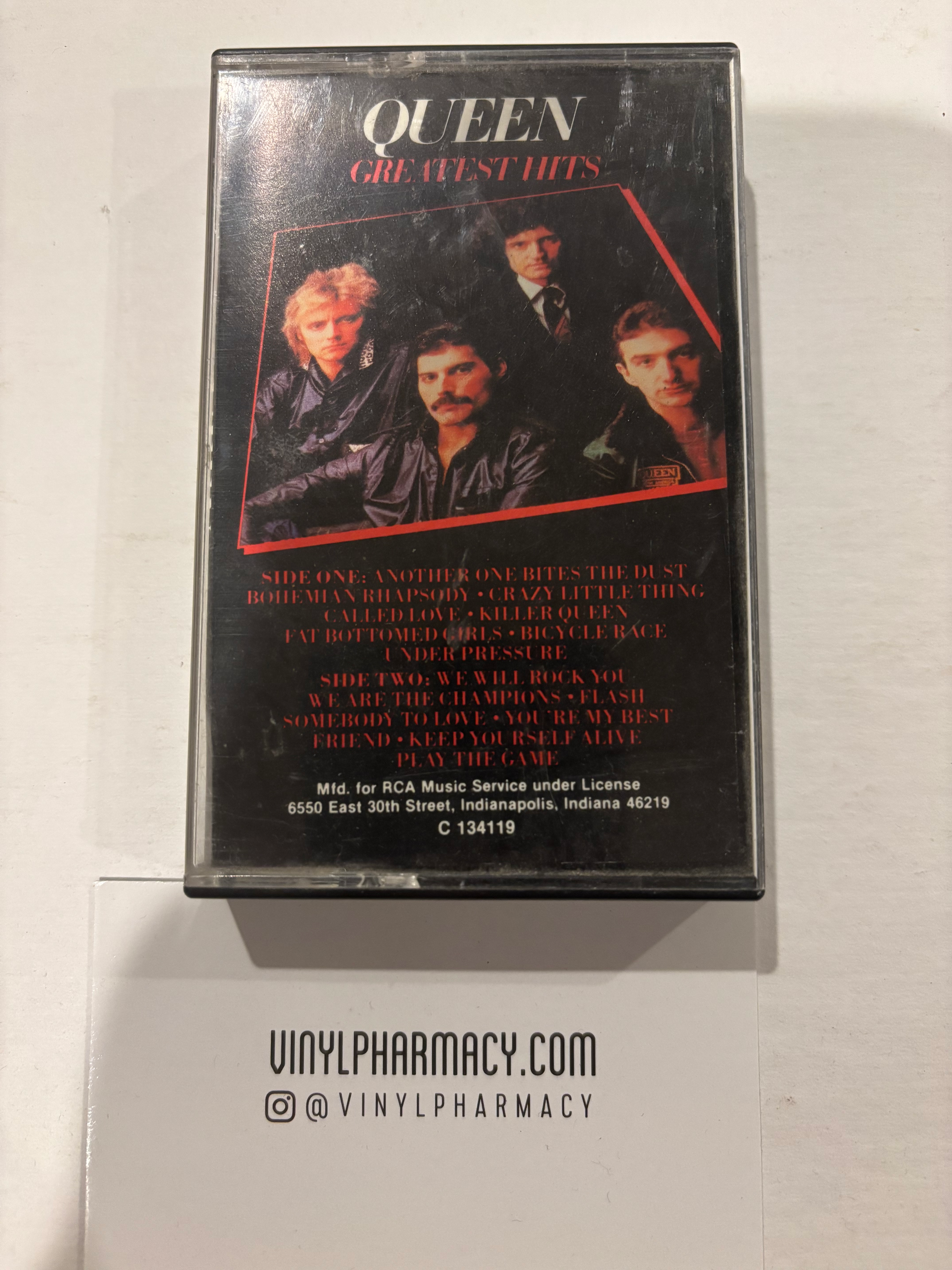 Queen Greatest Hits Cassette Tape  