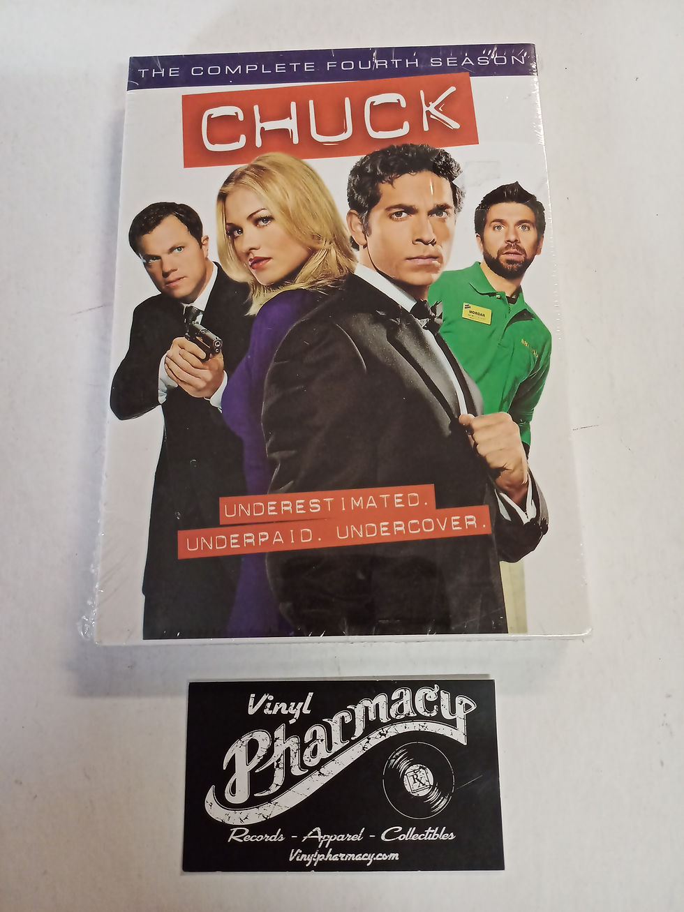 Thumbnail: Chuck The Complete Fourth Season (2010) Zachary Levi Sealed DVD