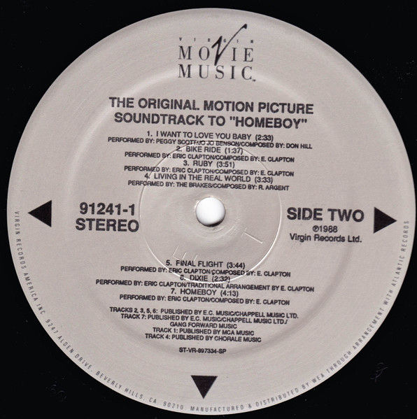 Thumbnail: Homeboy Soundtrack Eric Clapton Vinyl Record 