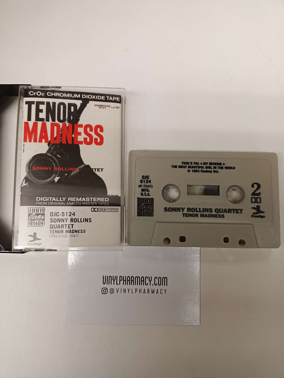 Thumbnail: Sonny Rollins Quartet: Tenor Madness Cassette Tape