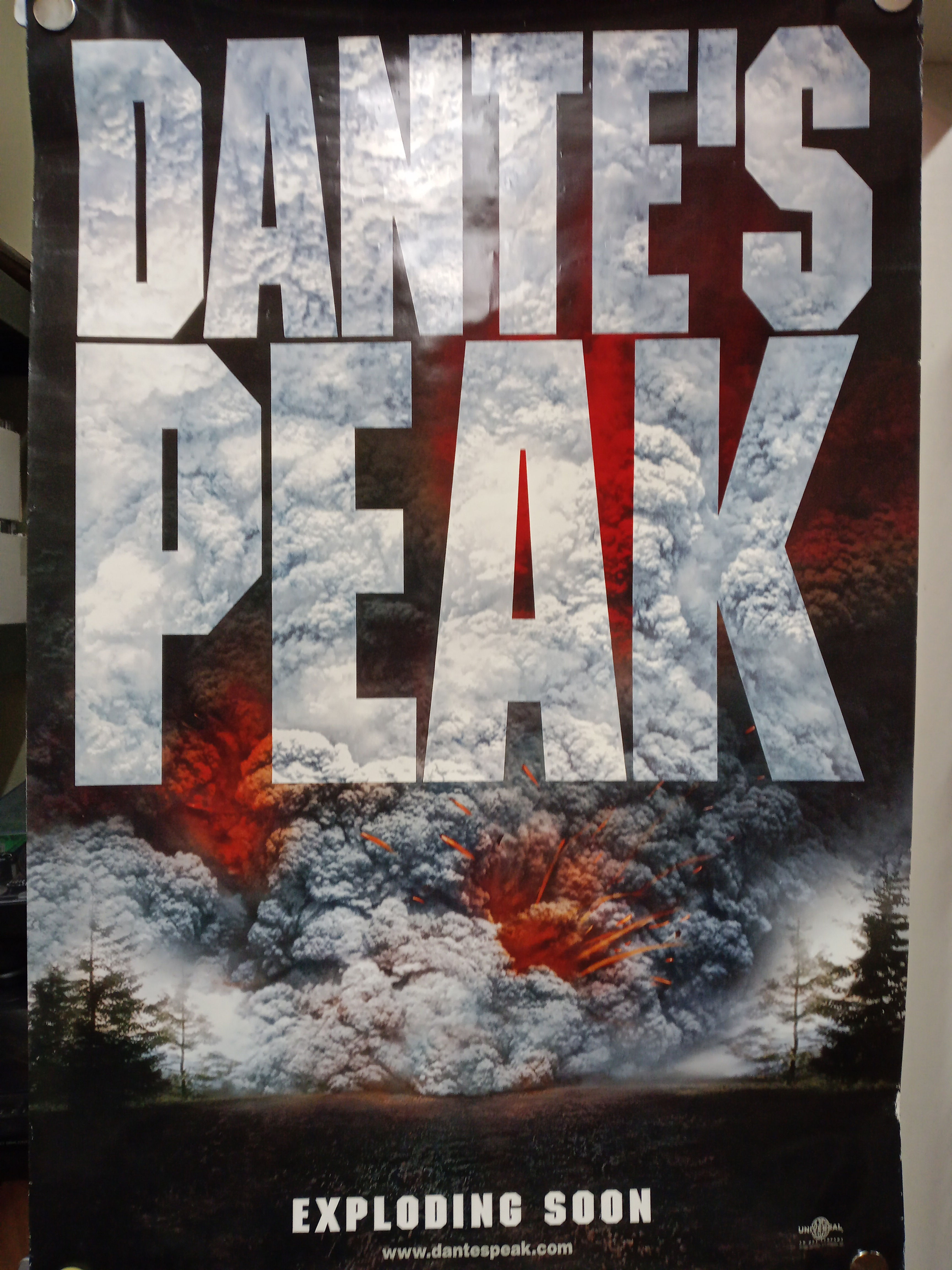 Dante's Peak Original Theatrical Teaser Double-Sided 27x40 Poster