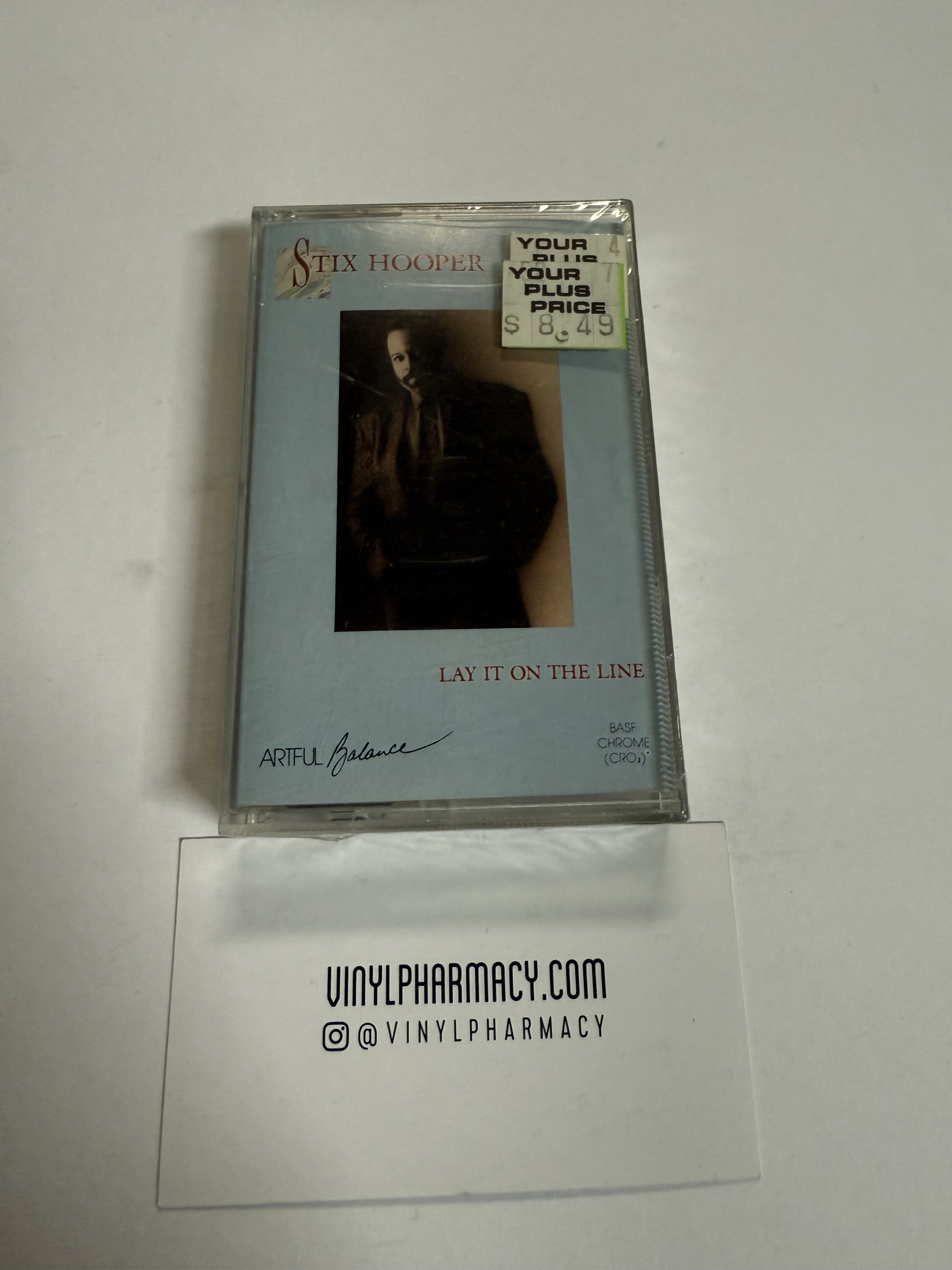 Stix Hooper Lay it on the line Cassette Tape