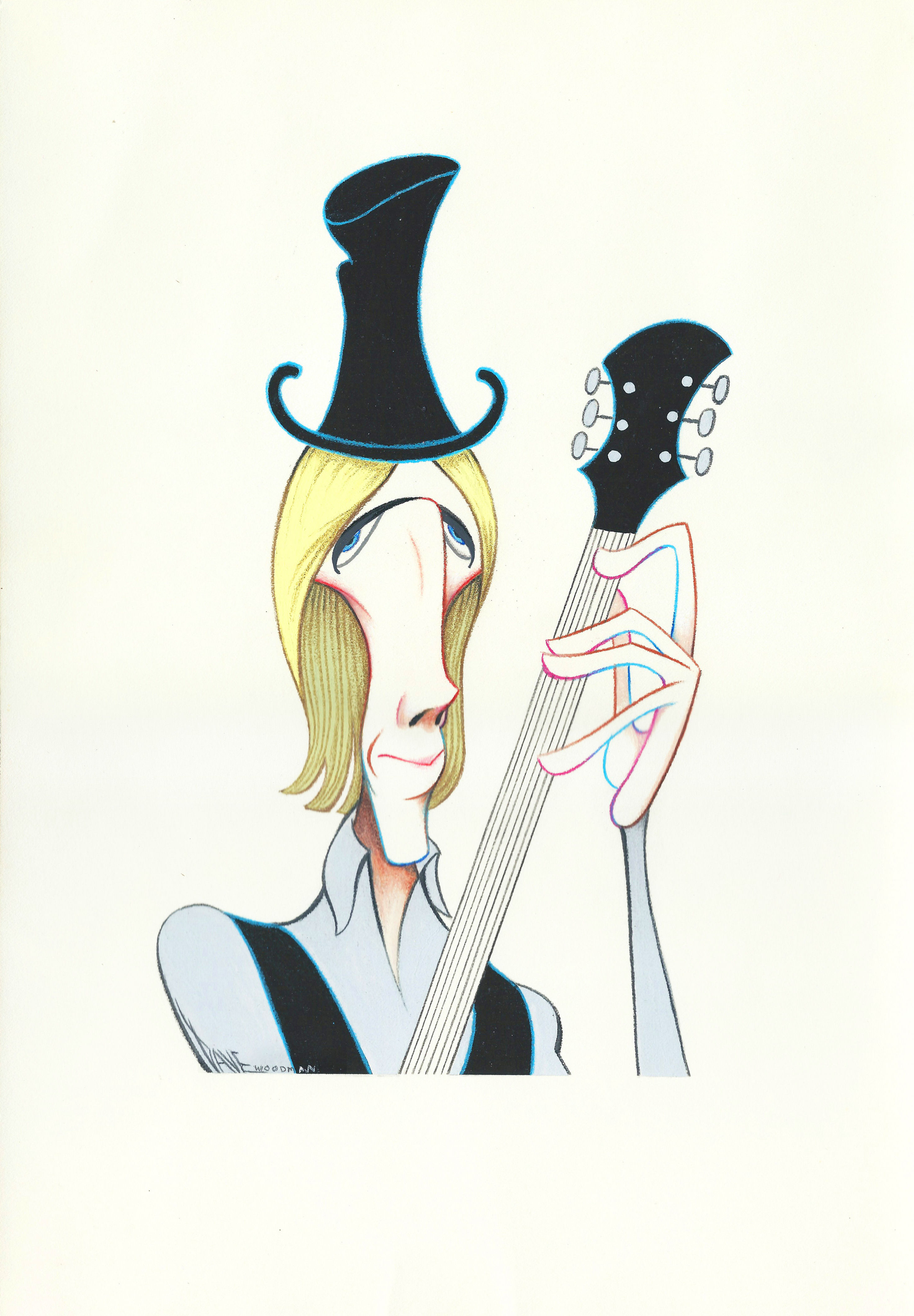 Tom Petty Scan and Play Greeting Card Dave Woodman 
