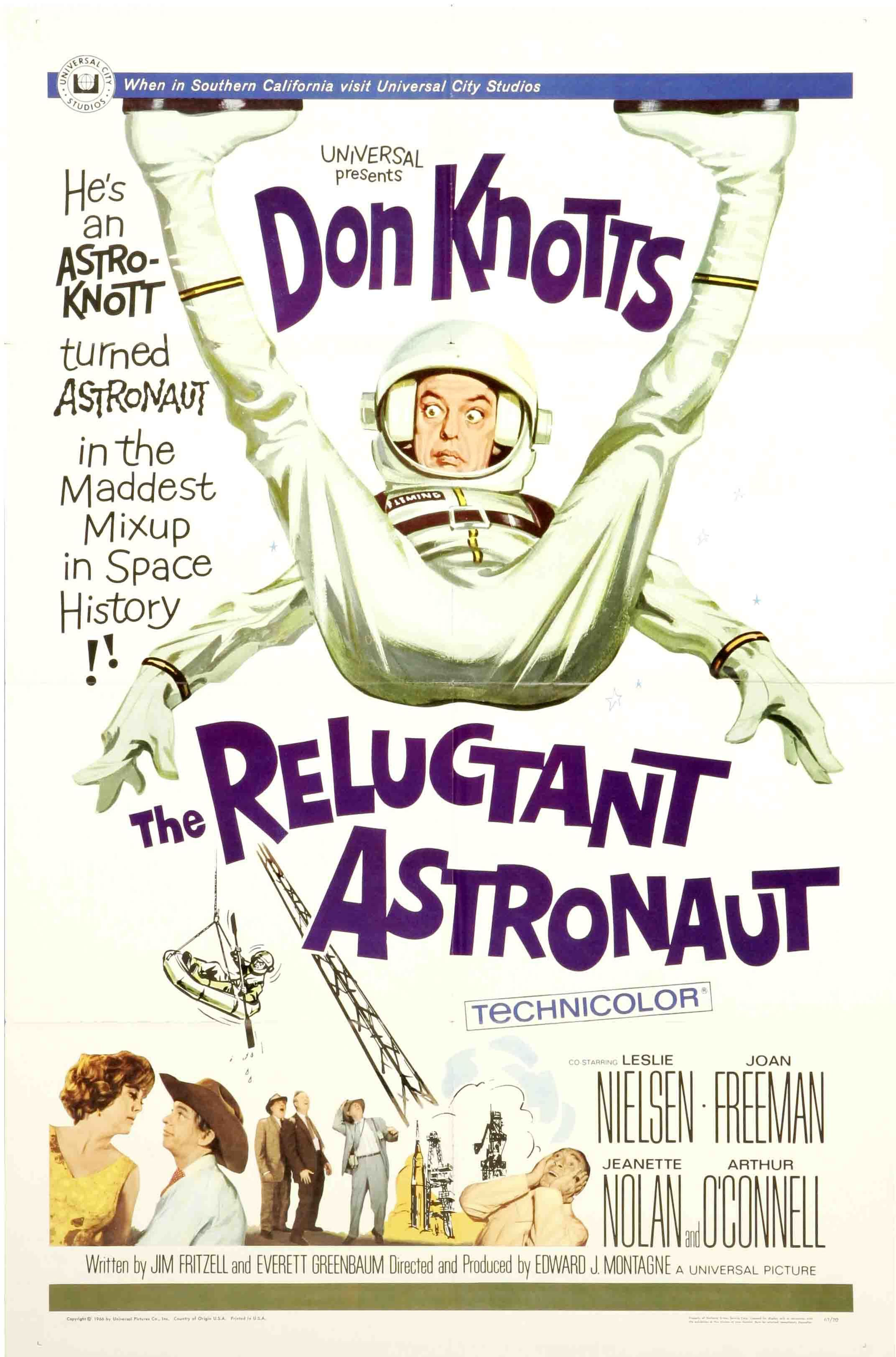 The Reluctant Astronaut : Don Knotts  Poster 