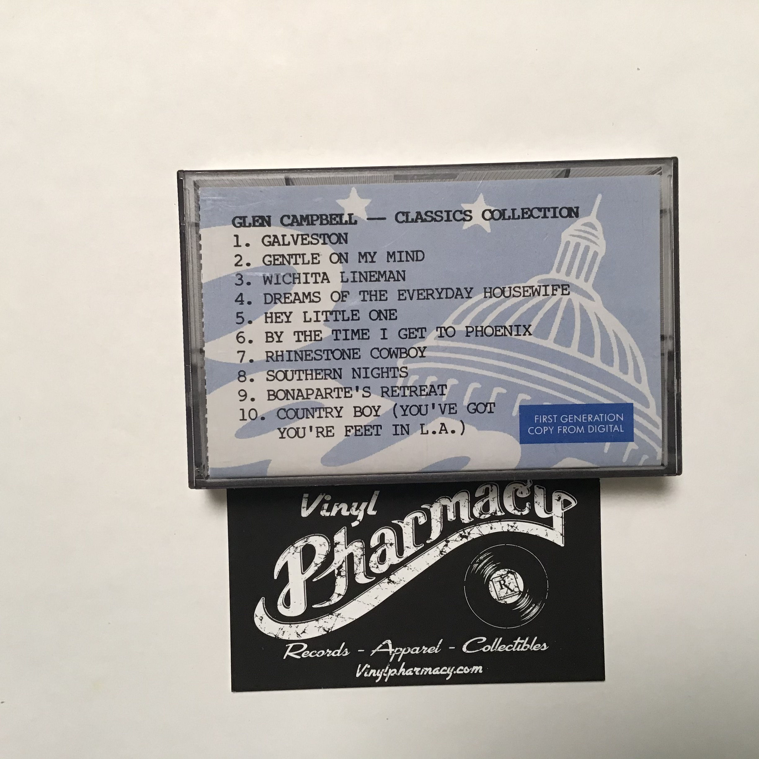 Glen Campbell :  Album By...  1990  Cassette Tape