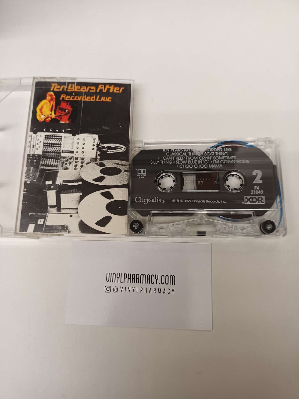 Thumbnail: Ten Years After: Recorded Live Cassette Tape