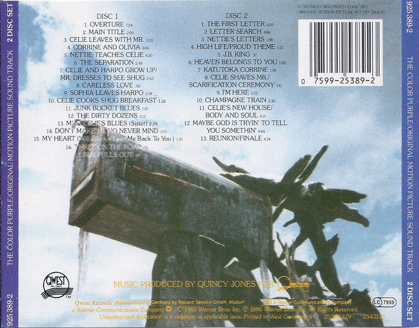 Thumbnail: The Color Purple Soundtrack CD Double 