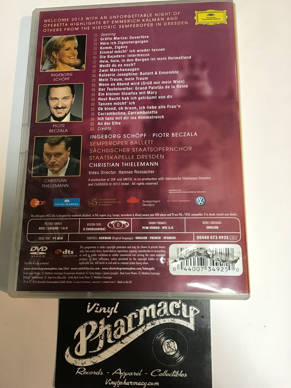 Thumbnail: Happy New Year : Die Operettengala/Aus Dresden  (2012)  DVD 
