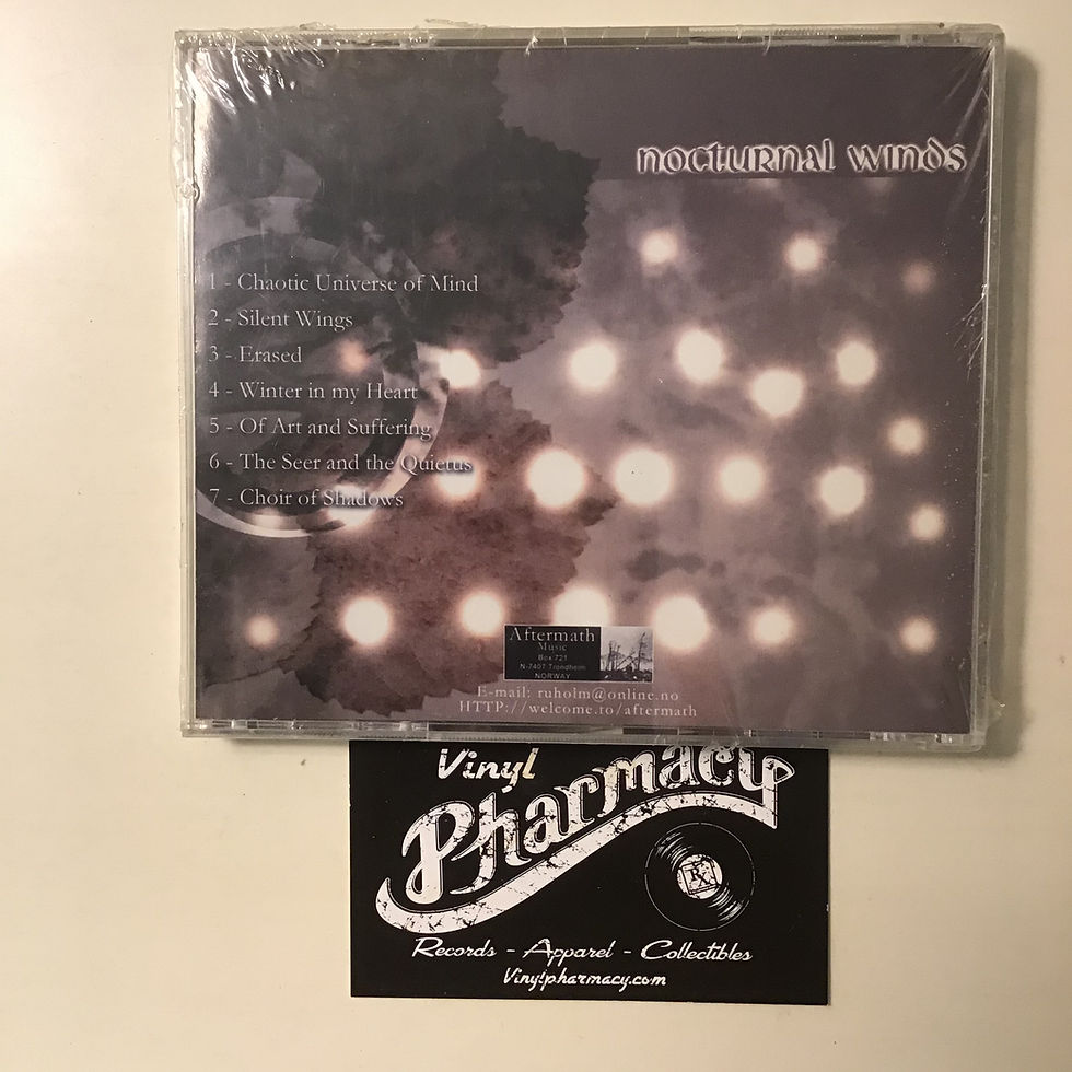 Thumbnail: Nocturnal Winds : Of Art And Suffering  (2001) Sealed CD
