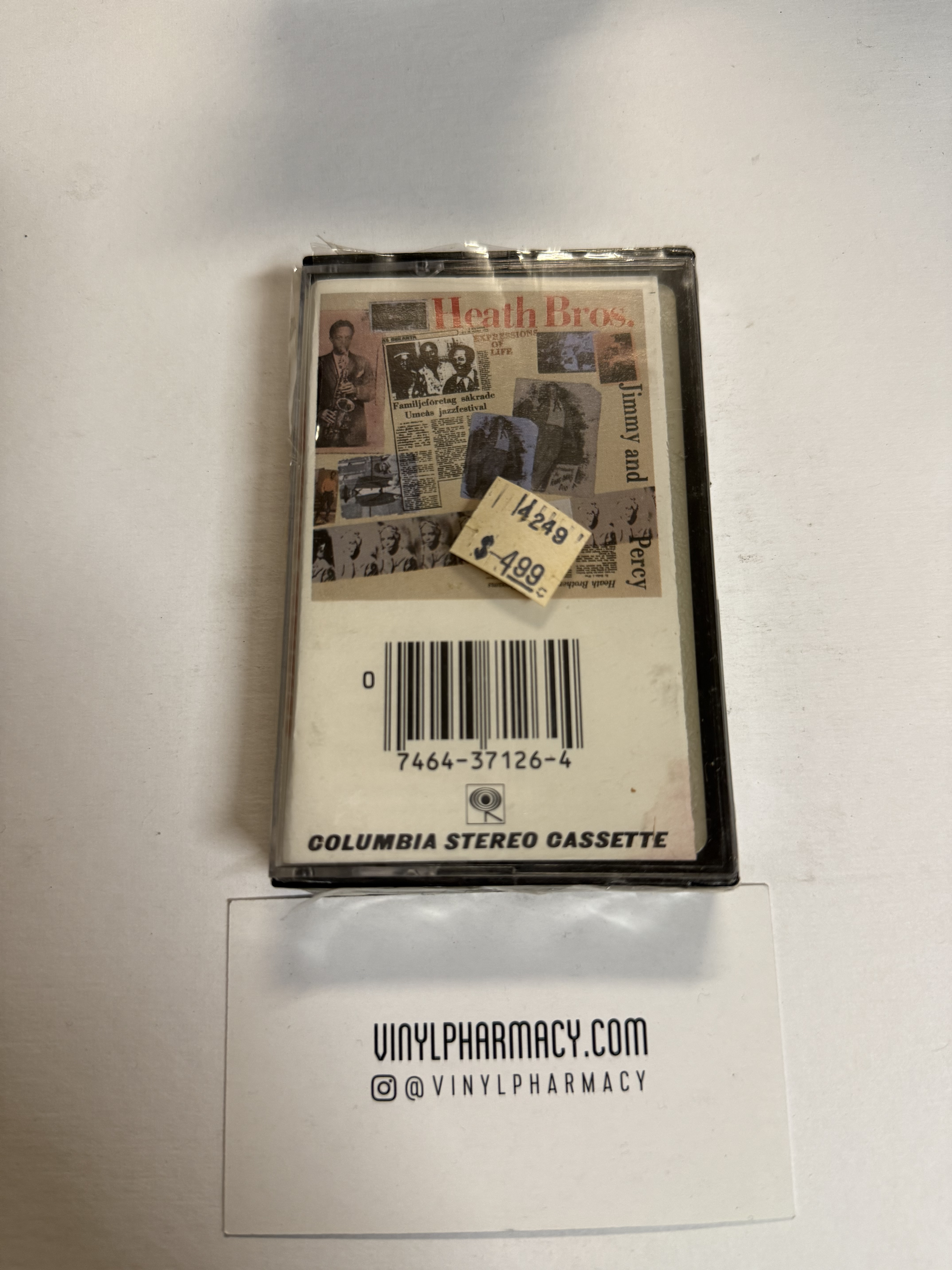 The Heath Brothers Expressions of Life Cassette Tape