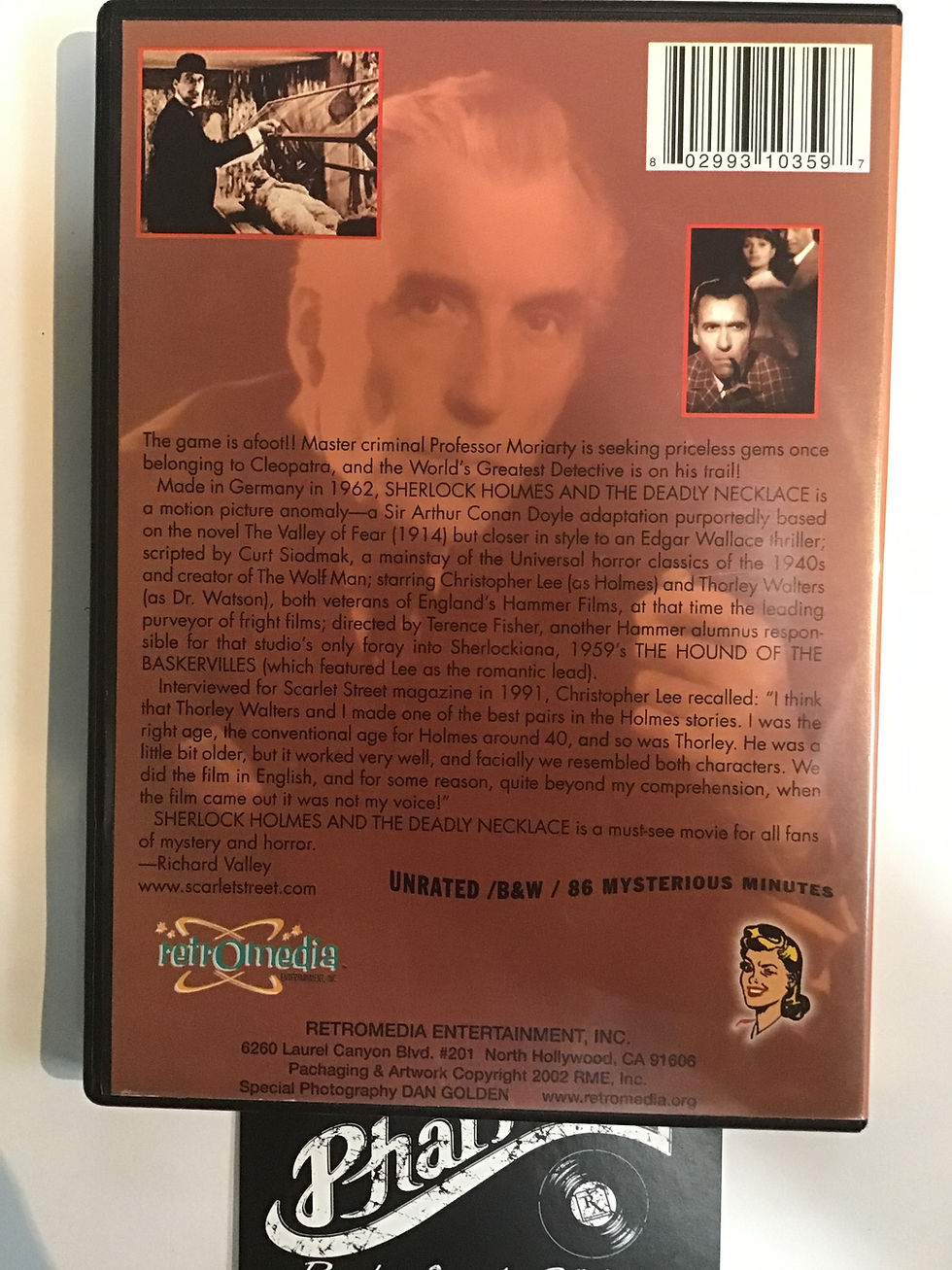 Thumbnail: Sherlock Holmes & The Deadly Necklace : 1962's - Lee/Söhnker (2001) DVD