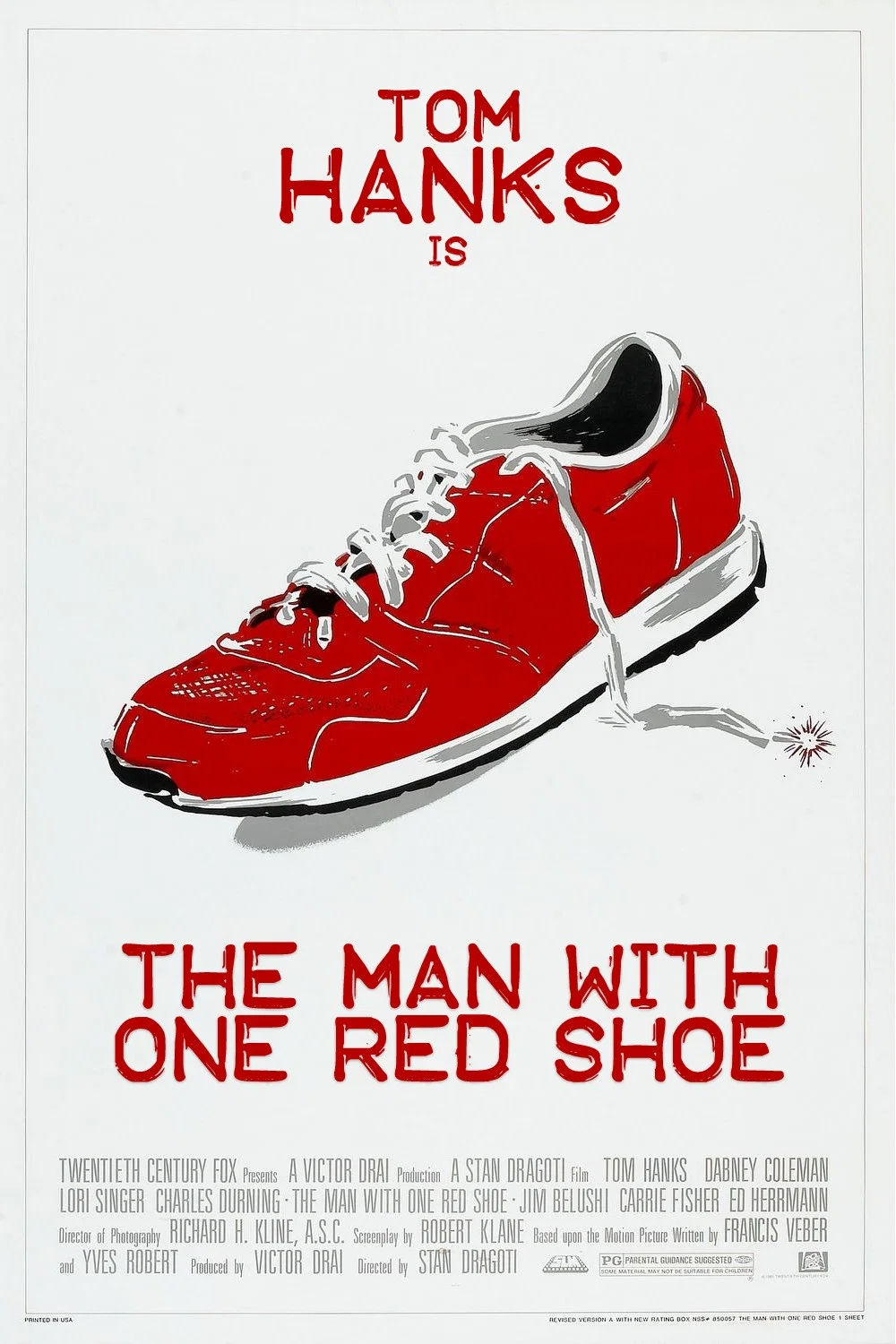 The Man with One Red Shoe (1985) Tom Hanks - 35mm Film Trailer