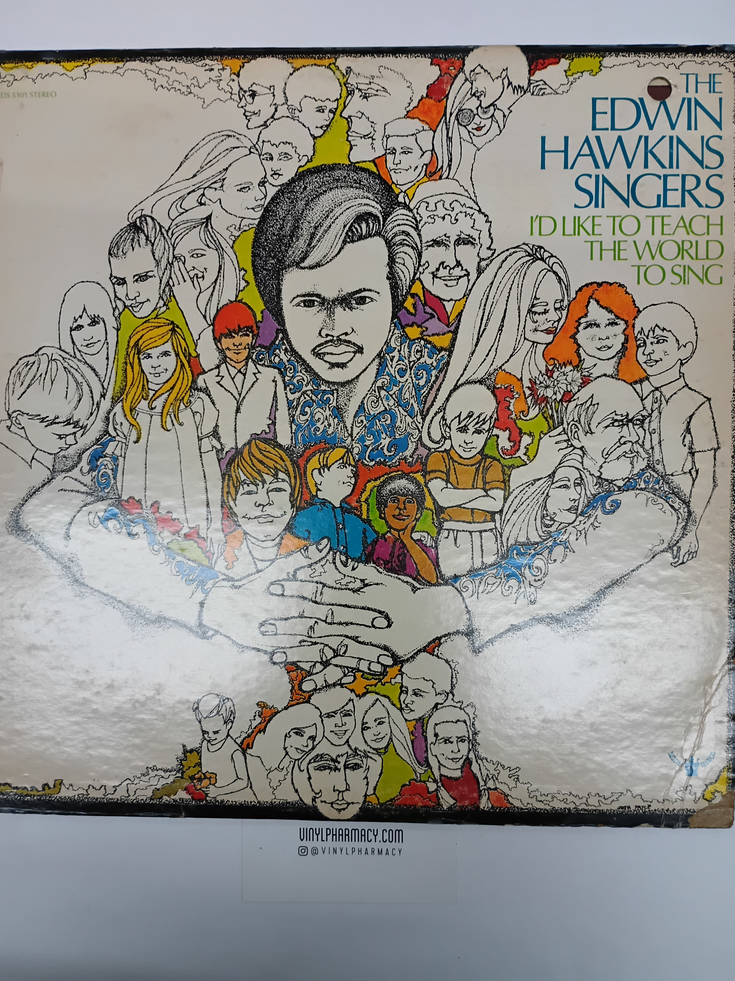 Edwin Hawkins Singers I'd Like To Teach The World To Sing Vinyl Record 