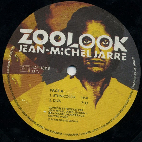 Thumbnail: Jean Michel Jarre ZooLook Vinyl Record 