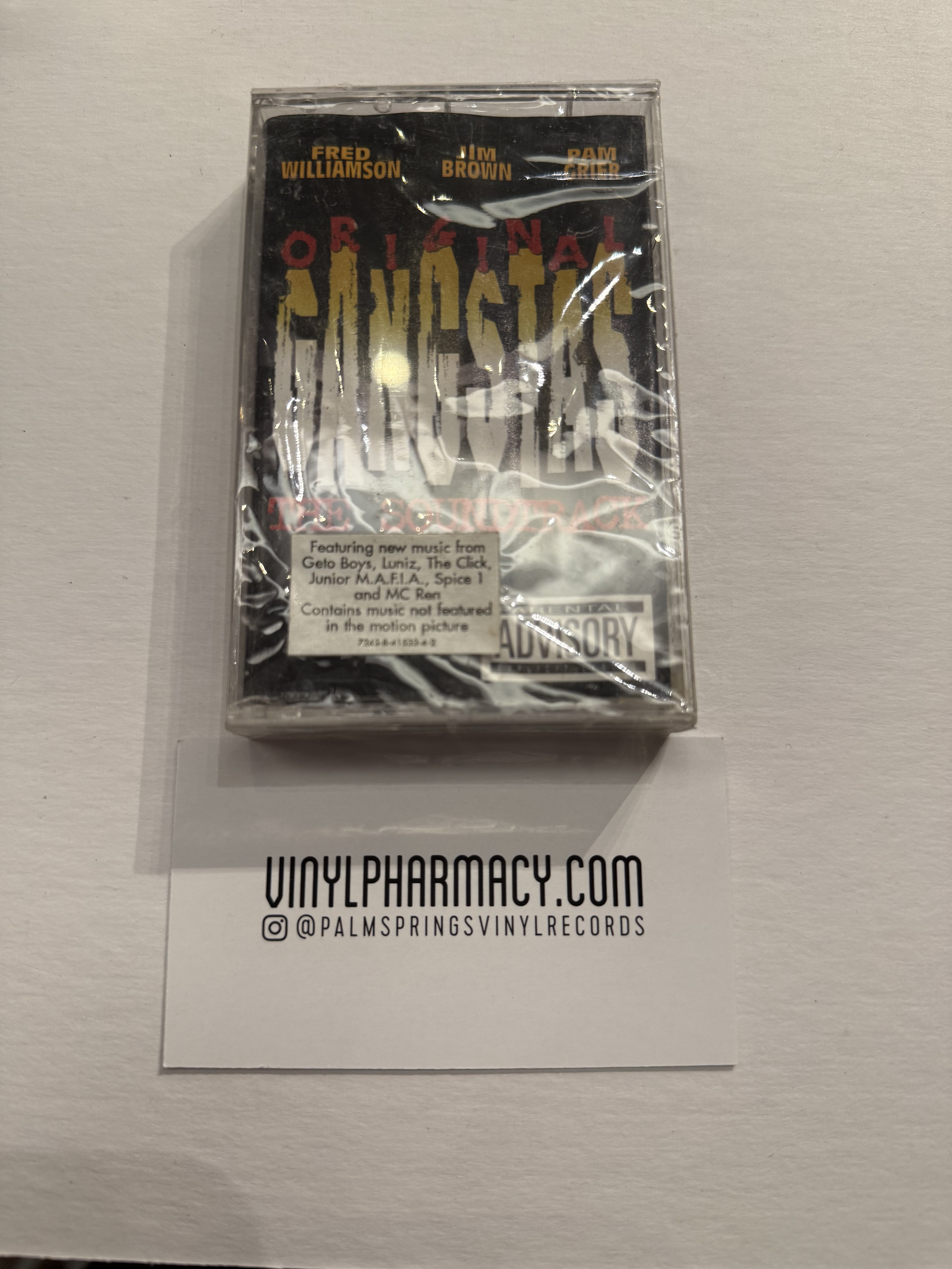Original Gansters From Motion Pictures Cassette Tape