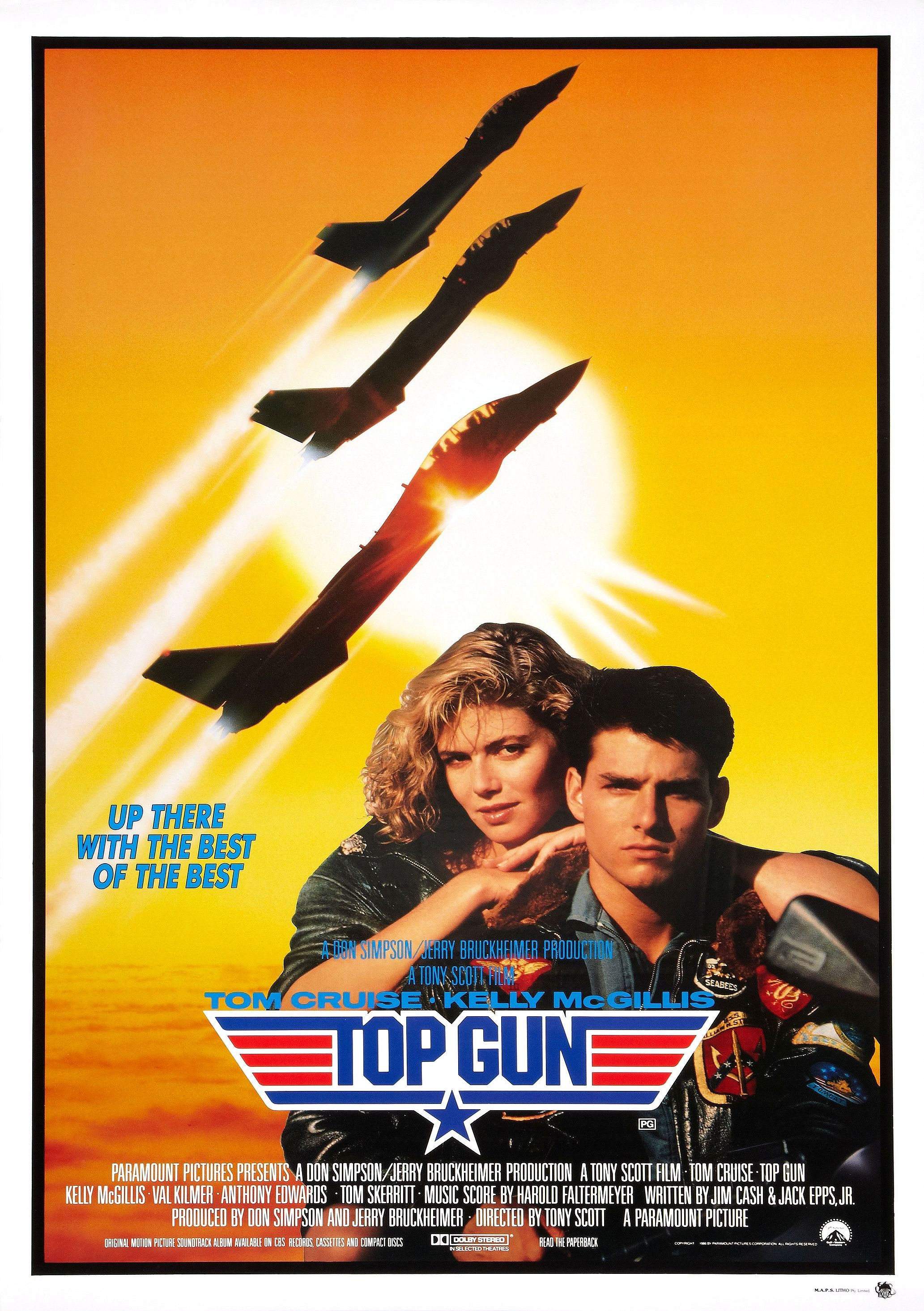 Top Gun Tom Cruise 11x17 Poster