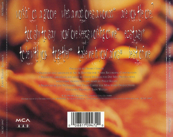 Thumbnail: Jody Watley Intimacy CD (1993)