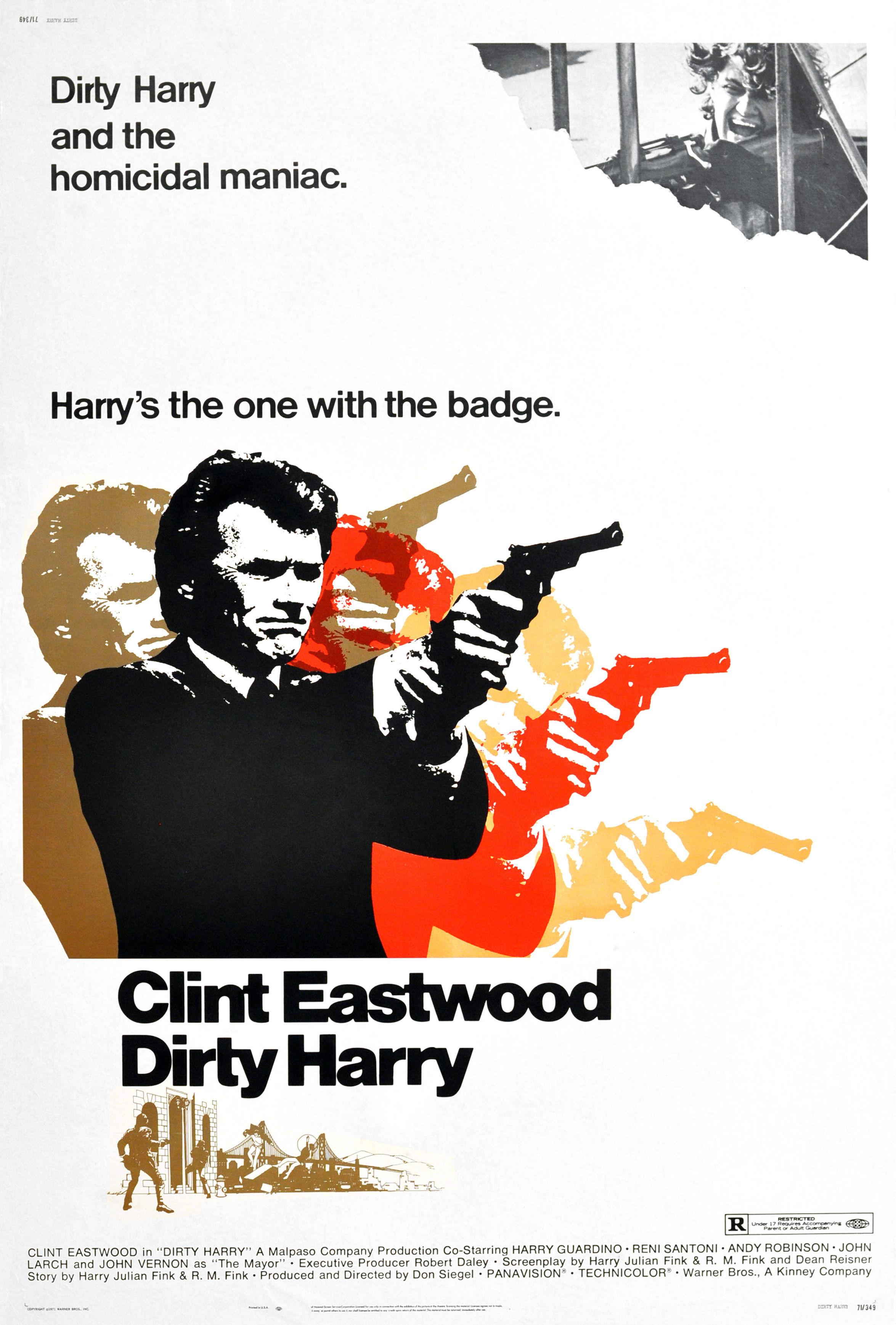 Dirty Harry Clint Eastwood Poster