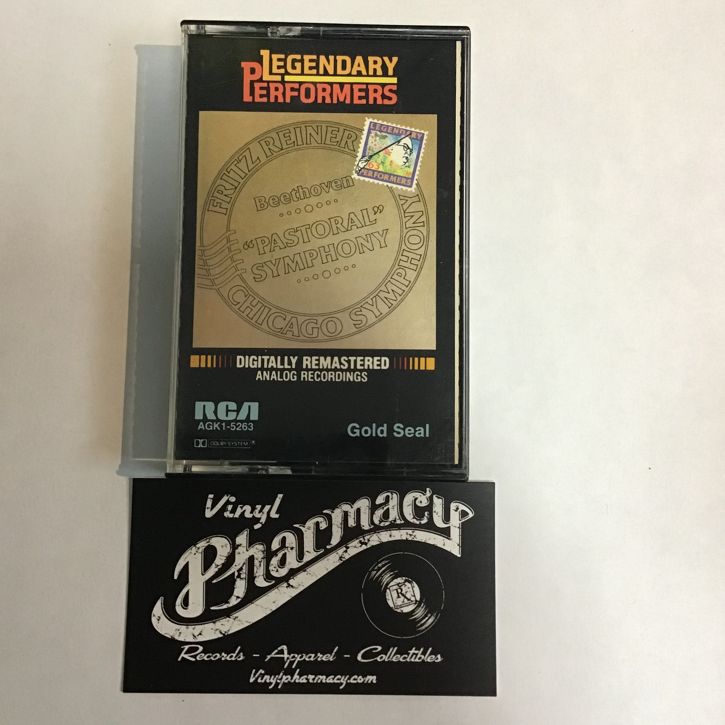 Beethoven : Reiner/Chicago Symphony -  Pastoral Symphony  1963  Cassette Tape