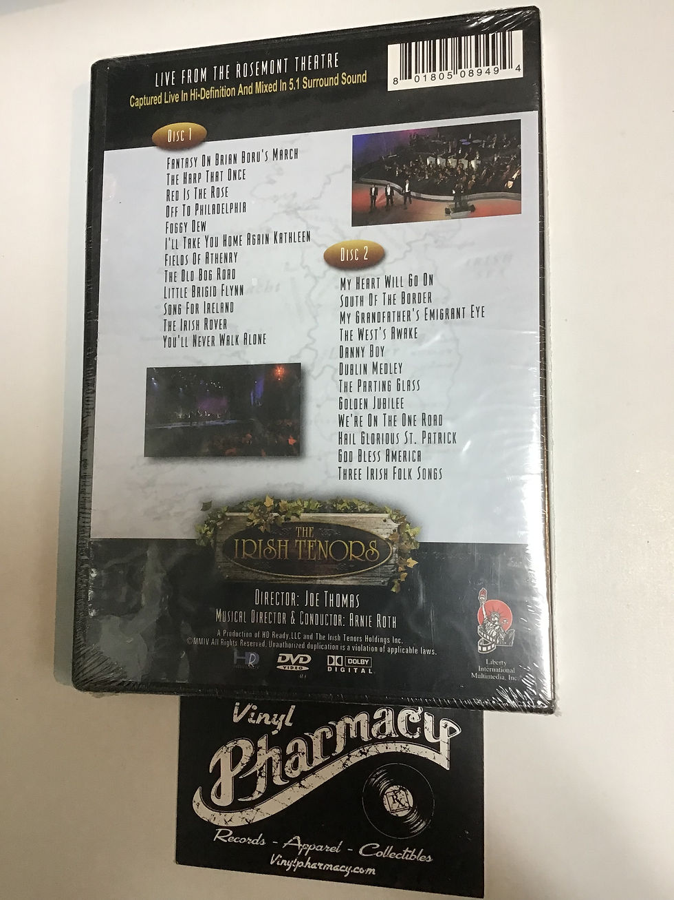 Thumbnail: The Irish Tenors : The Chicagoland Pops Orchestra - 2 Disc Set  Sealed DVD