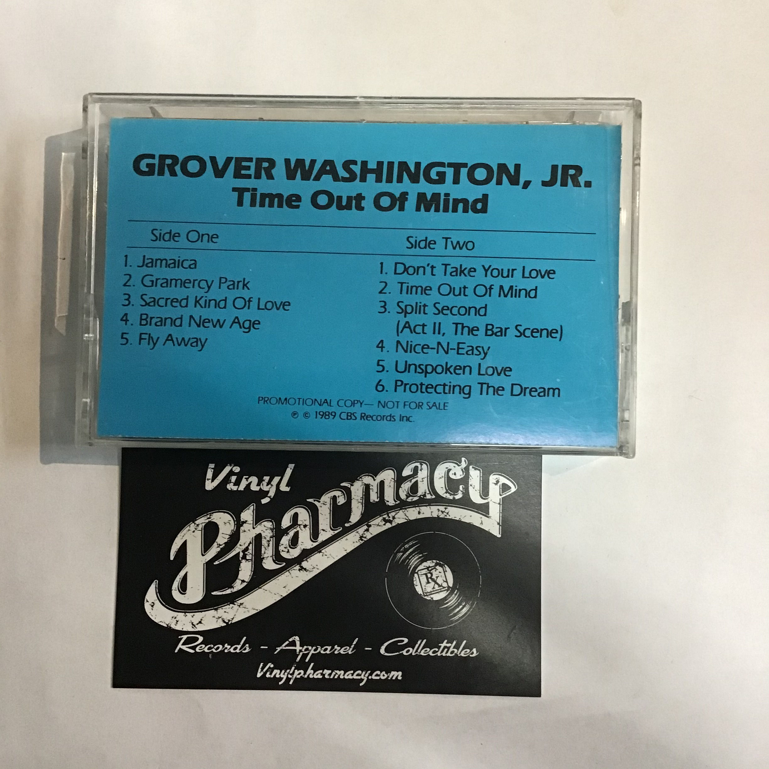Grover Washington Jr. : Time Out Of Mind  1989  Cassette Tape