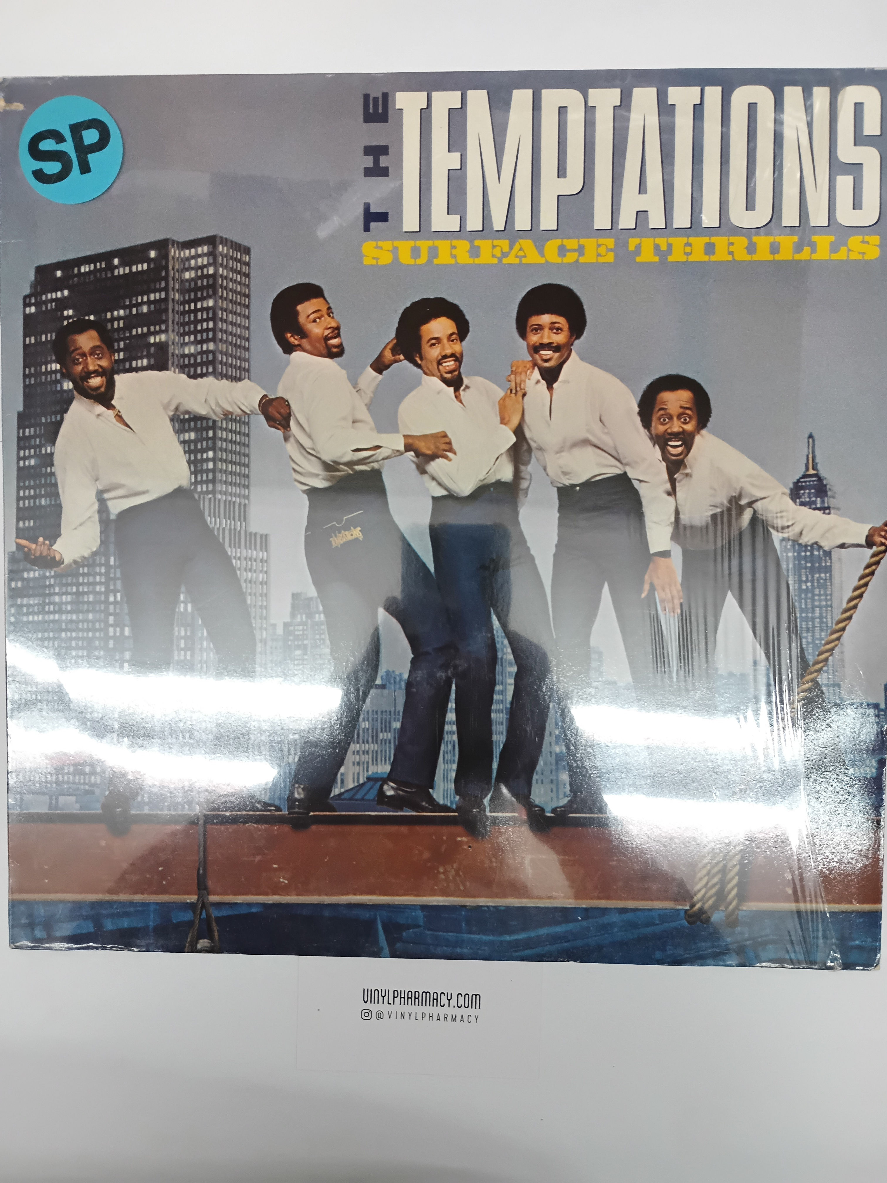 The Temptations Surface Thrills Vinyl Record 
