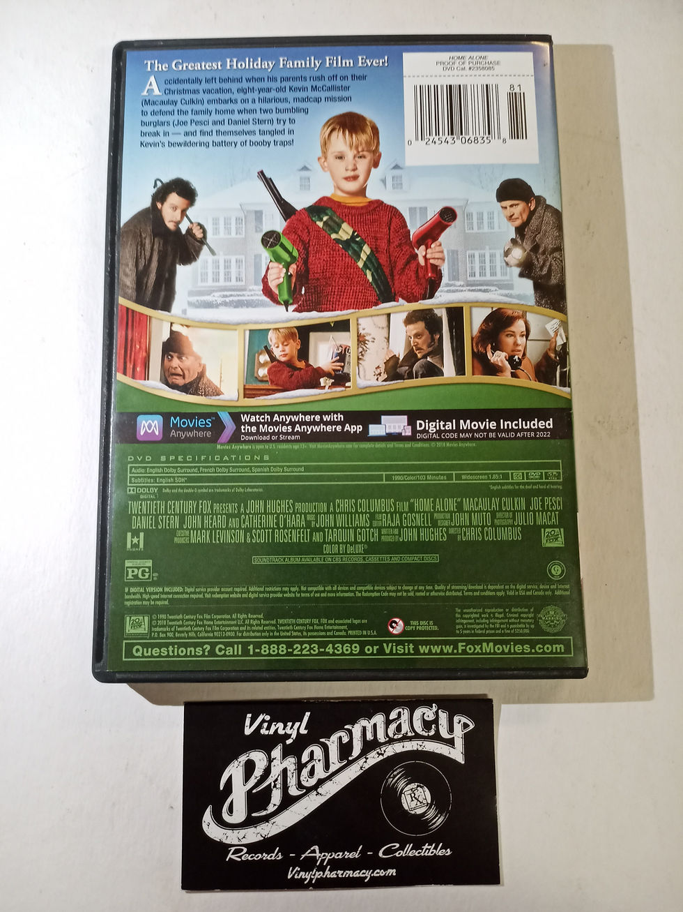 Thumbnail: Home Alone (1990) Macaulay Culkin/Joe Pesci DVD