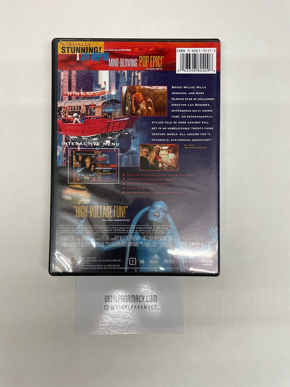 Thumbnail: The Fifth Element (1997) Bruce Willis DVD