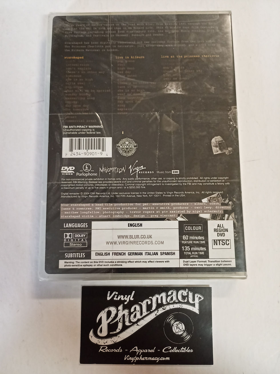 Thumbnail: Blur Starshaped (1991-1994) Sealed DVD