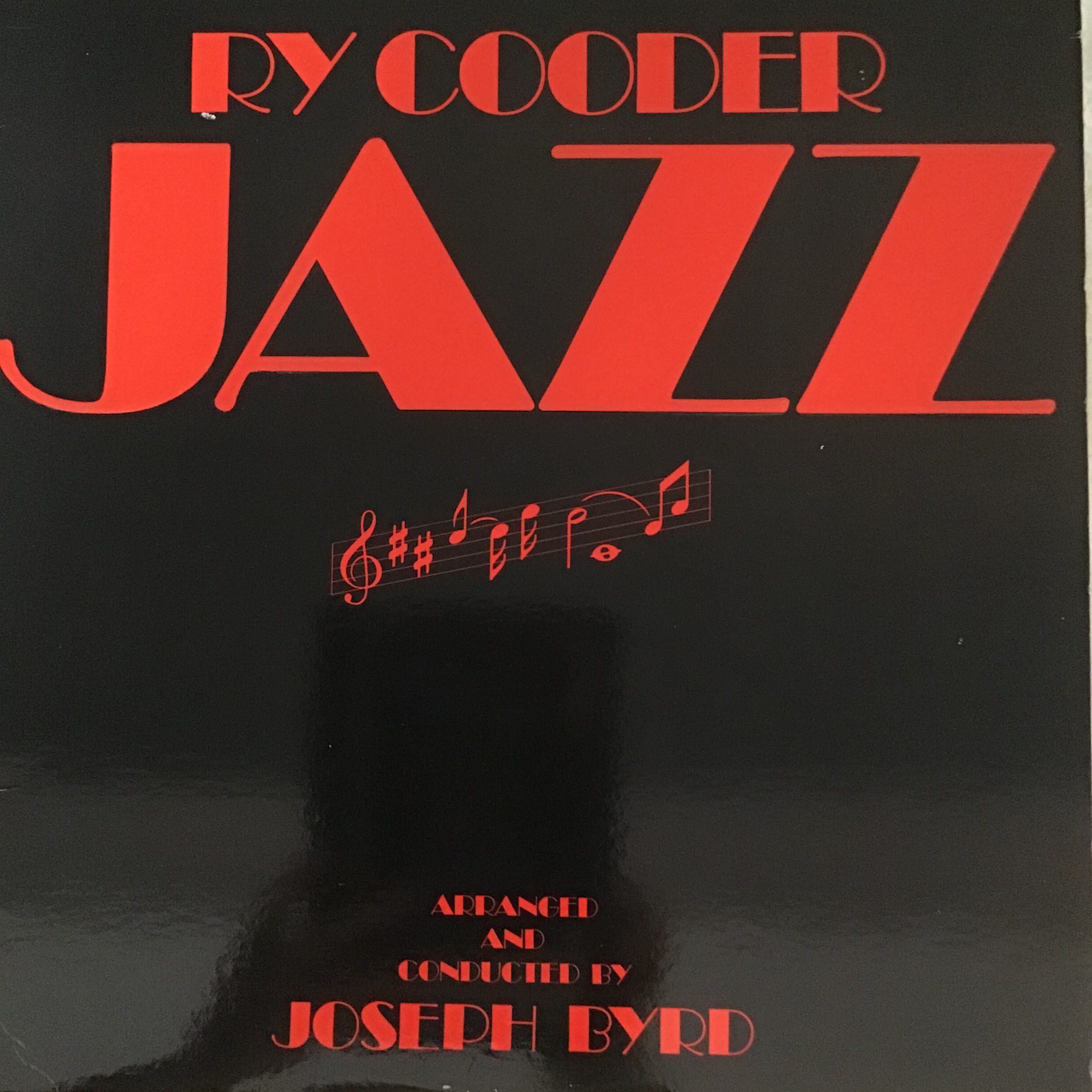 RY Cooder : Jazz  (1978) Vinyl Record