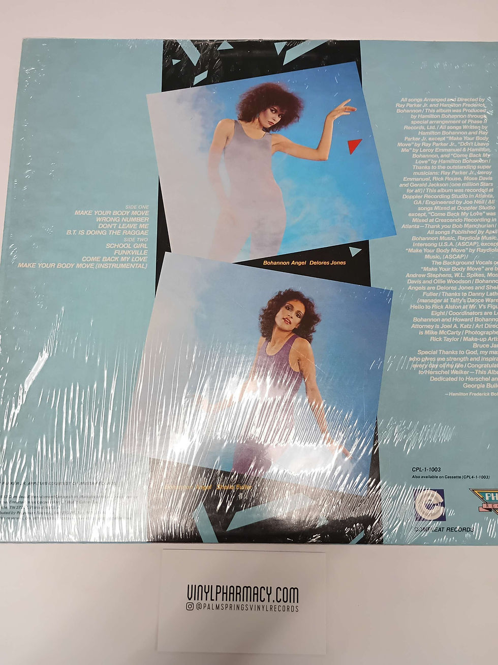 Thumbnail: Bohannon Make Your Body Move Vinyl Record 