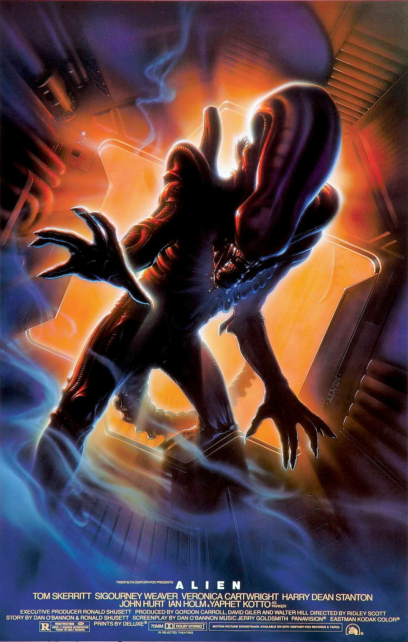 Alien (1979) Ridley Scott B 11x17 Poster