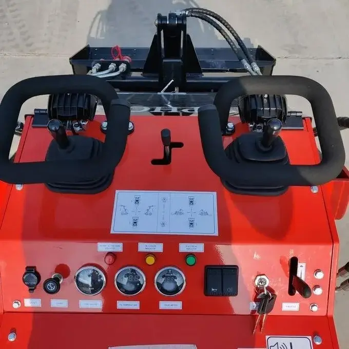 Thumbnail: TYPHON STOMP 1,800lbs Mini Skid Steer 23HP Gas EPA Engine USA