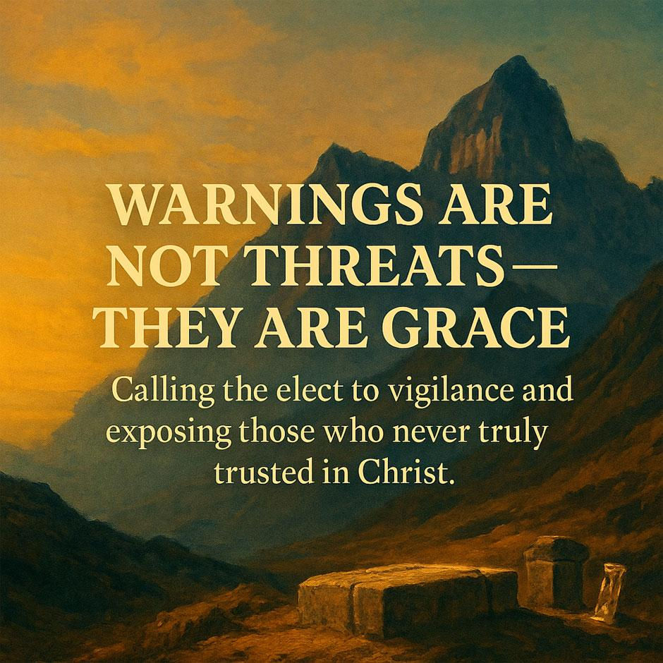Warnings are not threats