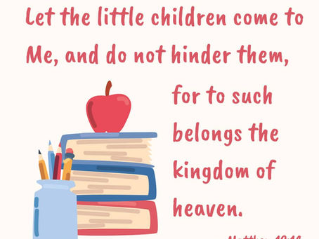 Entrusting our Children to God