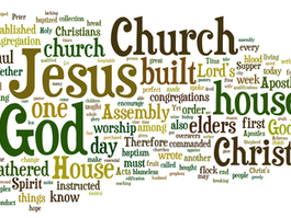 Mixture of religious words