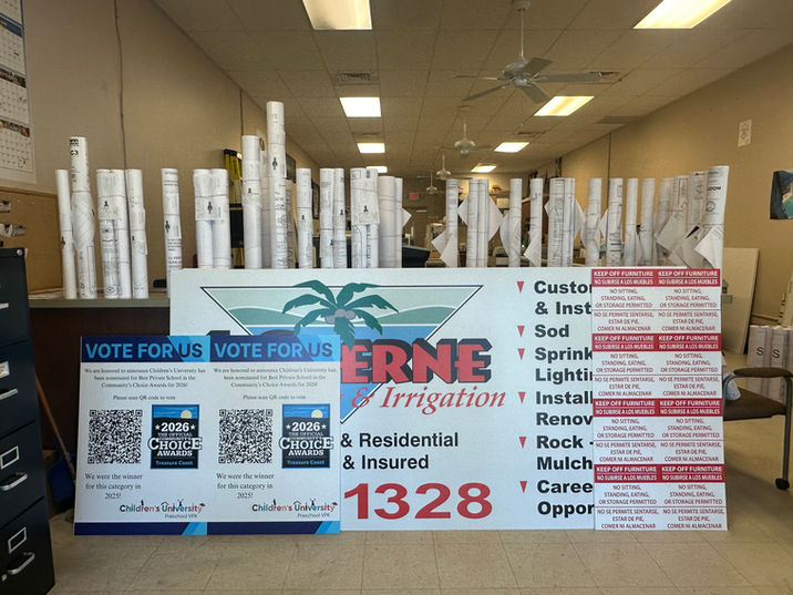 Custom Signage in South Florida | Reprographic Solutions