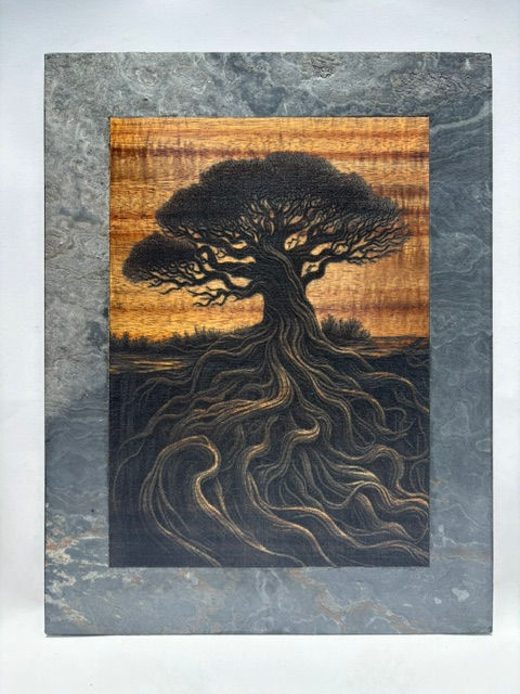 Tree With Roots Wall Art