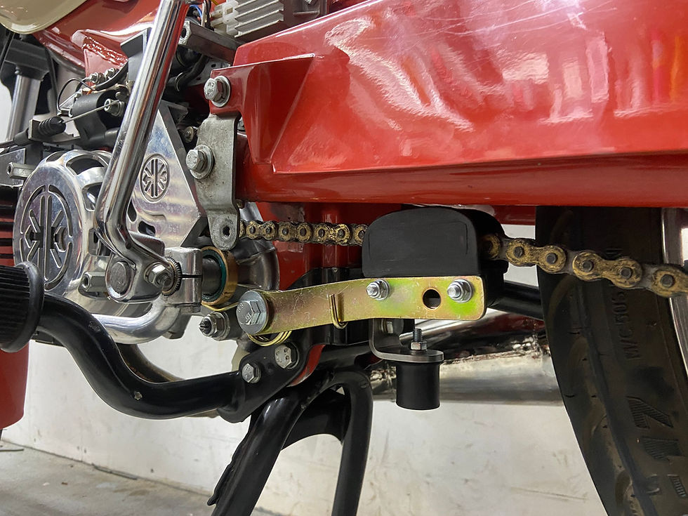 Thumbnail: Automatische kettingspanner Kreidler. 