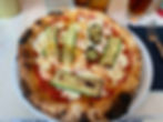 Restaurant Nacional Trattoria à Antibes. Image d'une pizza