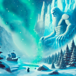Background in scandinavian style