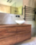 Southern Timber Designs Tasmanian Blackwood four drawer custom vanity