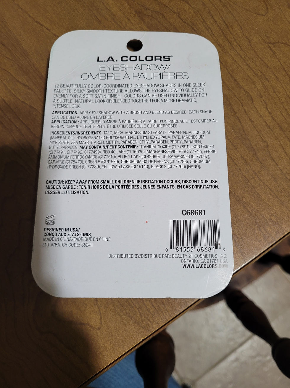 Thumbnail: L.A. Colors 12 Color Eyeshadow Palette Makeup 